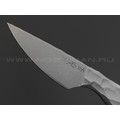 Волчий Век нож МиниМасичЬка Custom сталь M398 WA стоунвош, рукоять Сталь, бусина из бронзы Волчий Век нож МиниМасичЬка Custom сталь M398 WA стоунвош, рукоять Сталь, бусина из бронзы