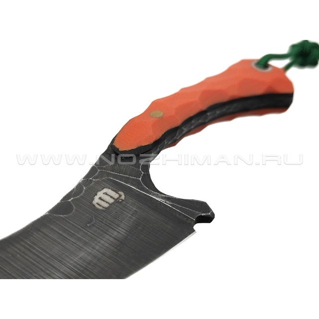 Андрей Кулаков нож KUL024 сталь 9ХС, рукоять G10 orange