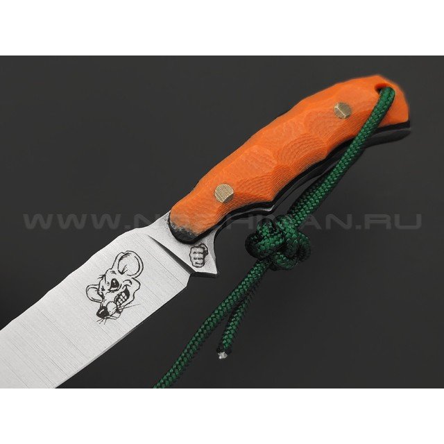 Андрей Кулаков нож KUL029 сталь 95Х18, рукоять G10 orange