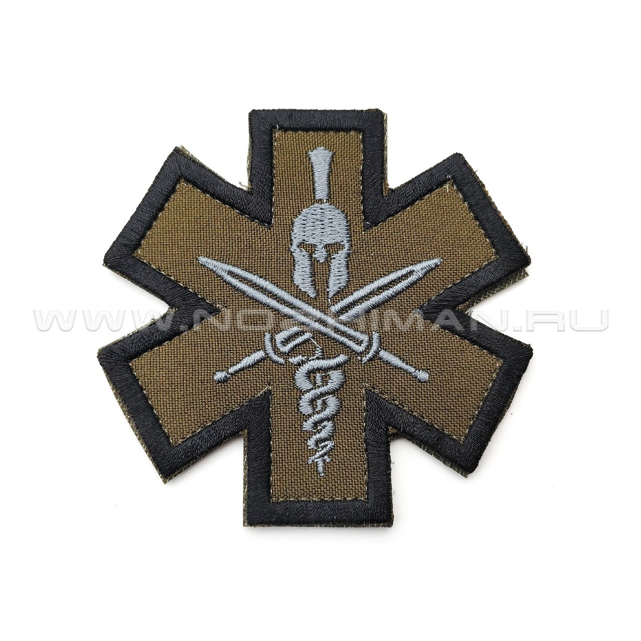 Патч П-510 "Парамедик - спартанец с мечами" полевой