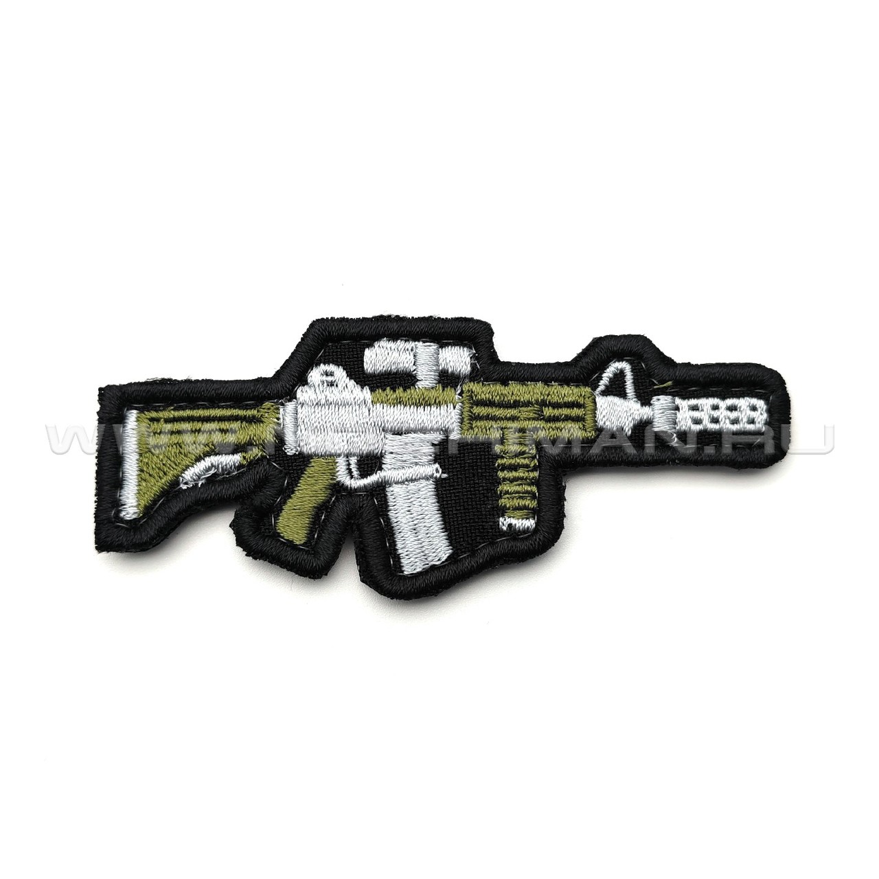 Патч П-484 "Винтовка" серо-оливковый