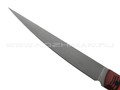 Neyris Knives нож Хада сталь N690 stonewash, рукоять G10 black & red, пины карбон