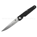 WithArmour складной нож Legal WA-093BKG сталь D2 стоунвош, рукоять G10 black