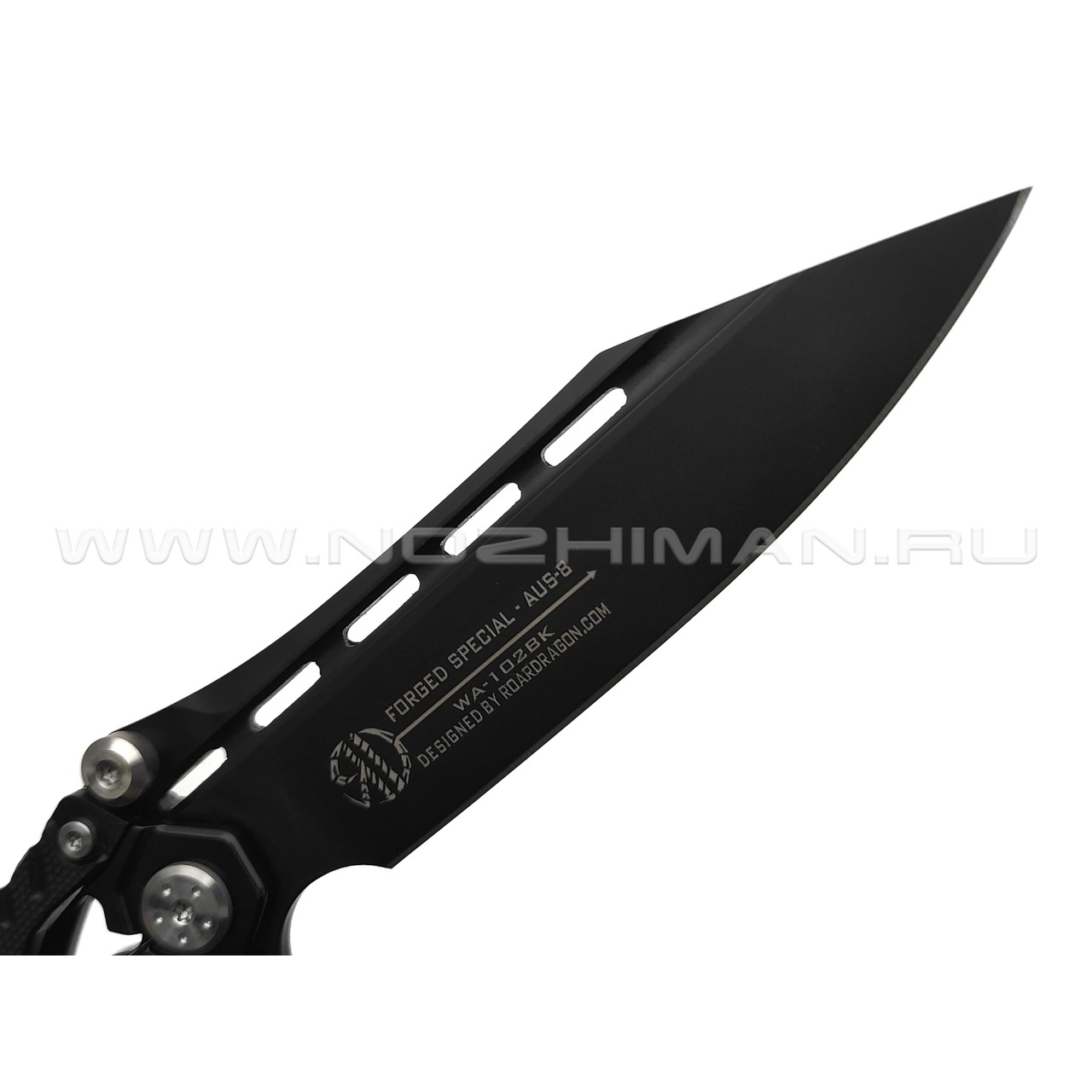 WithArmour складной нож Storm WA-102BK сталь Aus-8 black, рукоять Hard aluminium, G10 black