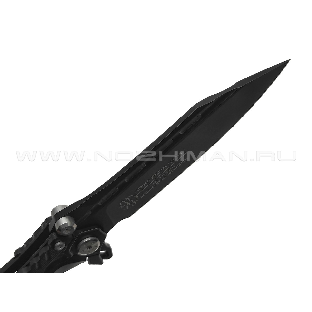 WithArmour складной нож Storm WA-102BK сталь Aus-8 black, рукоять Hard aluminium, G10 black