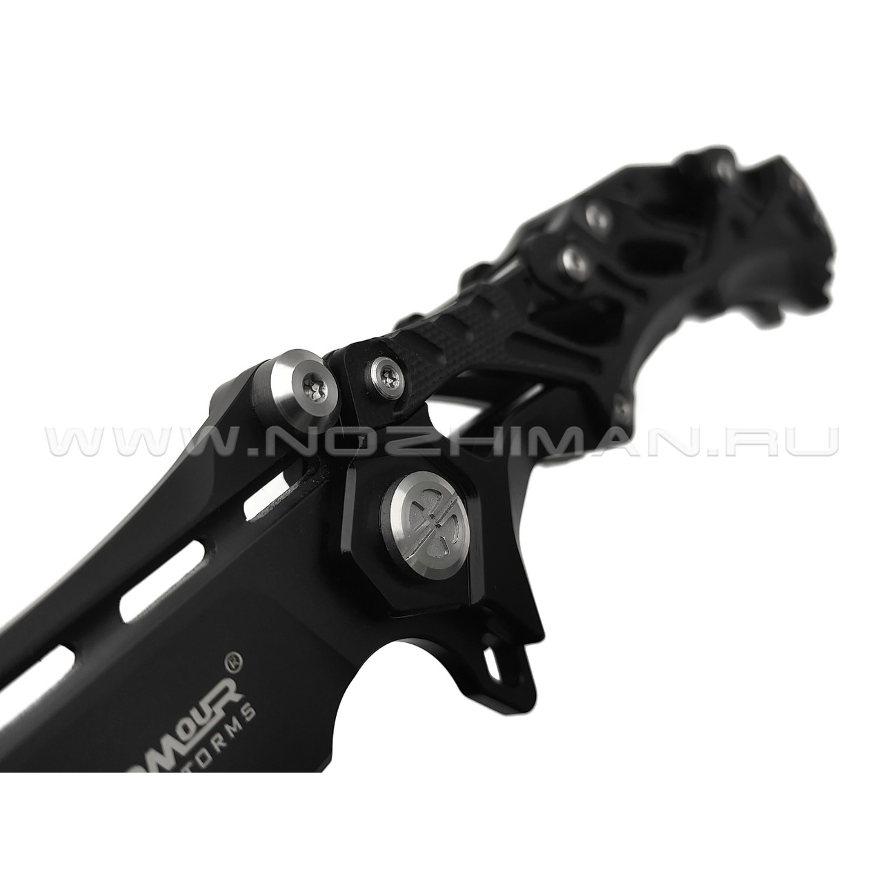 WithArmour складной нож Storm WA-102BK сталь Aus-8 black, рукоять Hard aluminium, G10 black