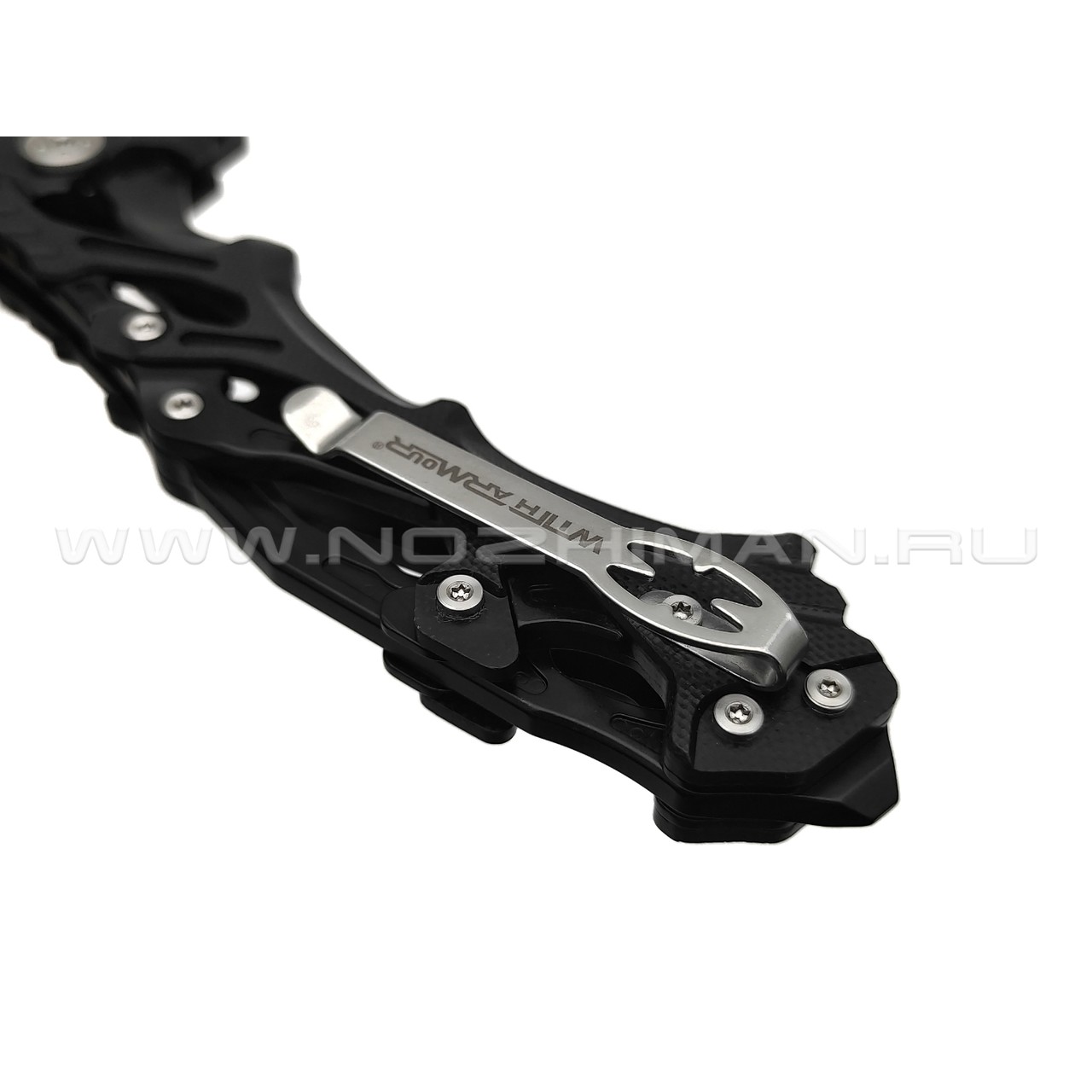 WithArmour складной нож Storm WA-102BK сталь Aus-8 black, рукоять Hard aluminium, G10 black