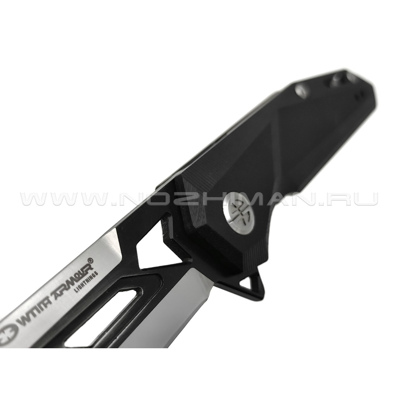 WithArmour складной нож Hawk Eye WA-081BK сталь D2 black & satin, рукоять G10 black