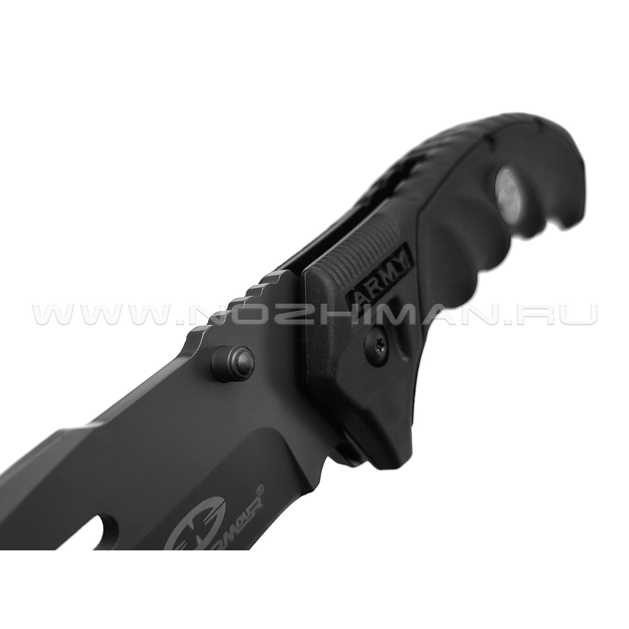WithArmour складной нож Punisher WA-020BK сталь 440C grey, рукоять PP, TPR black