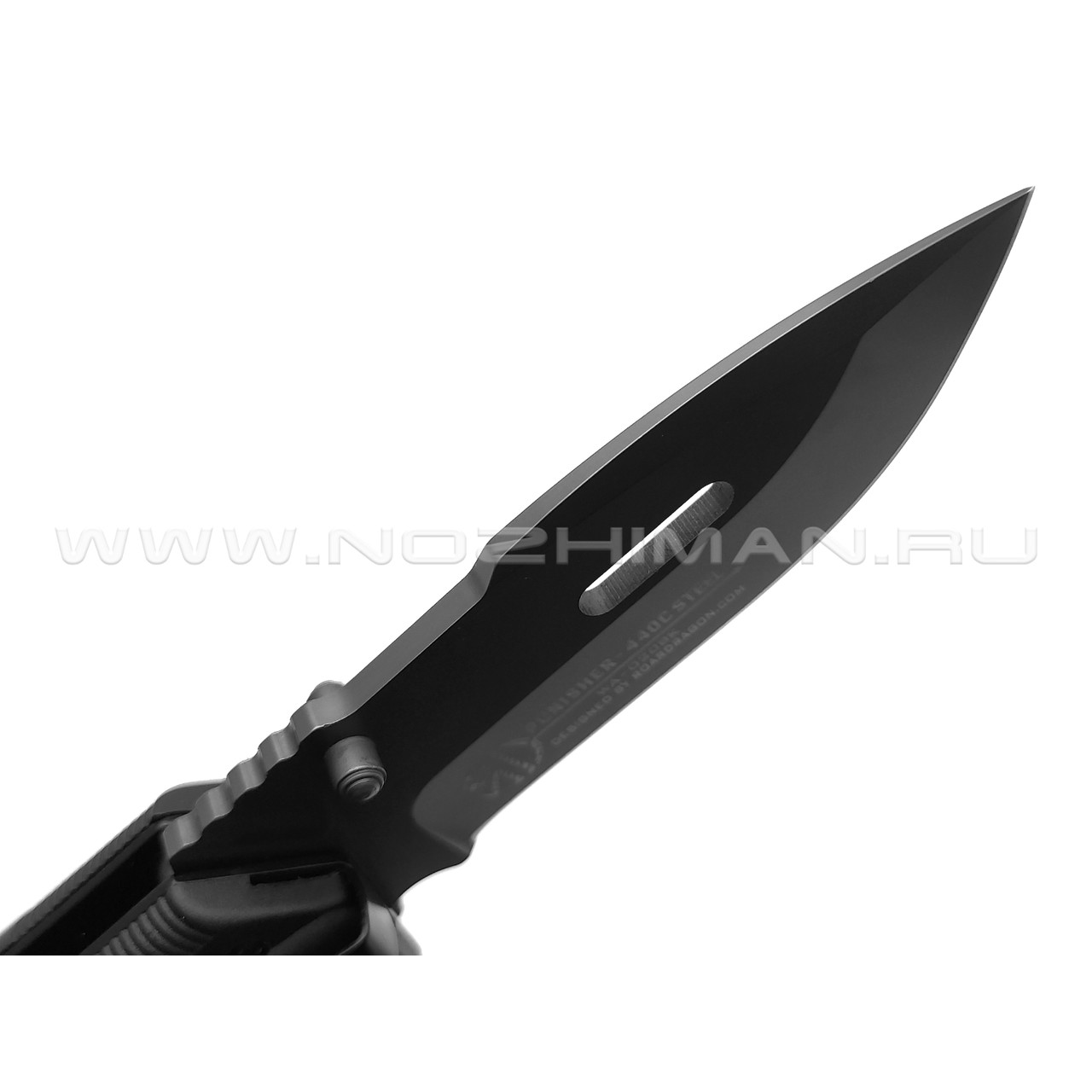 WithArmour складной нож Punisher WA-020BK сталь 440C grey, рукоять PP, TPR black