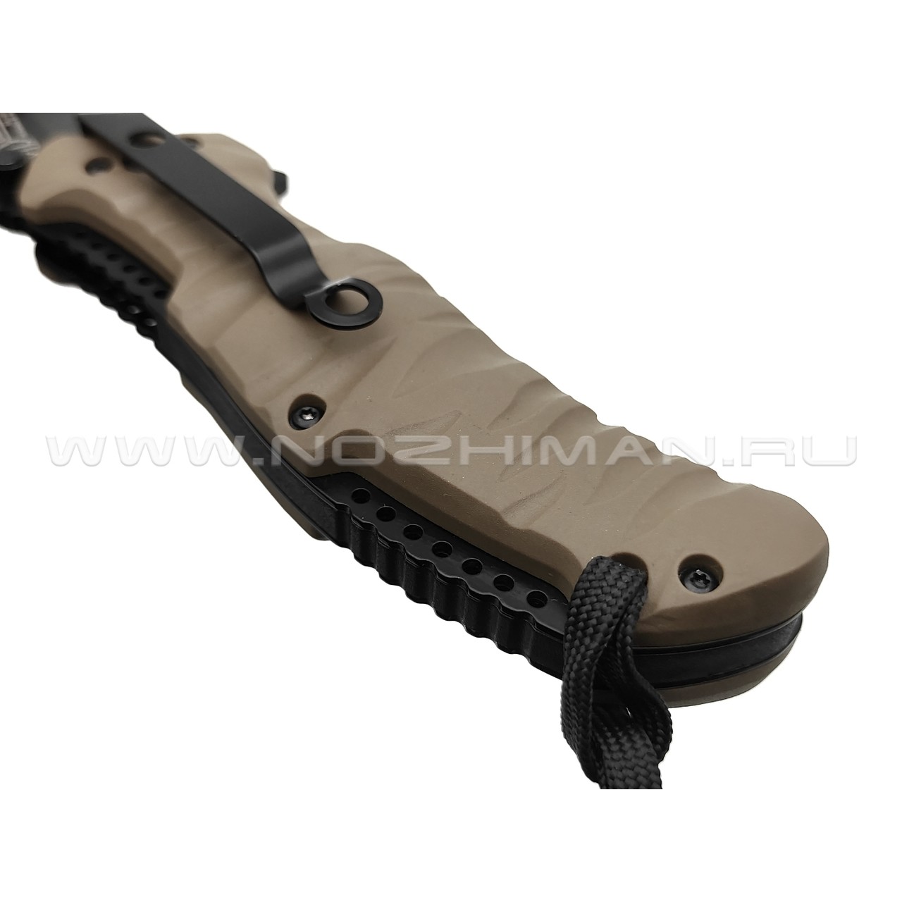 WithArmour складной нож Eagle Claw WA-004TN сталь 440C black, рукоять Rubber tan