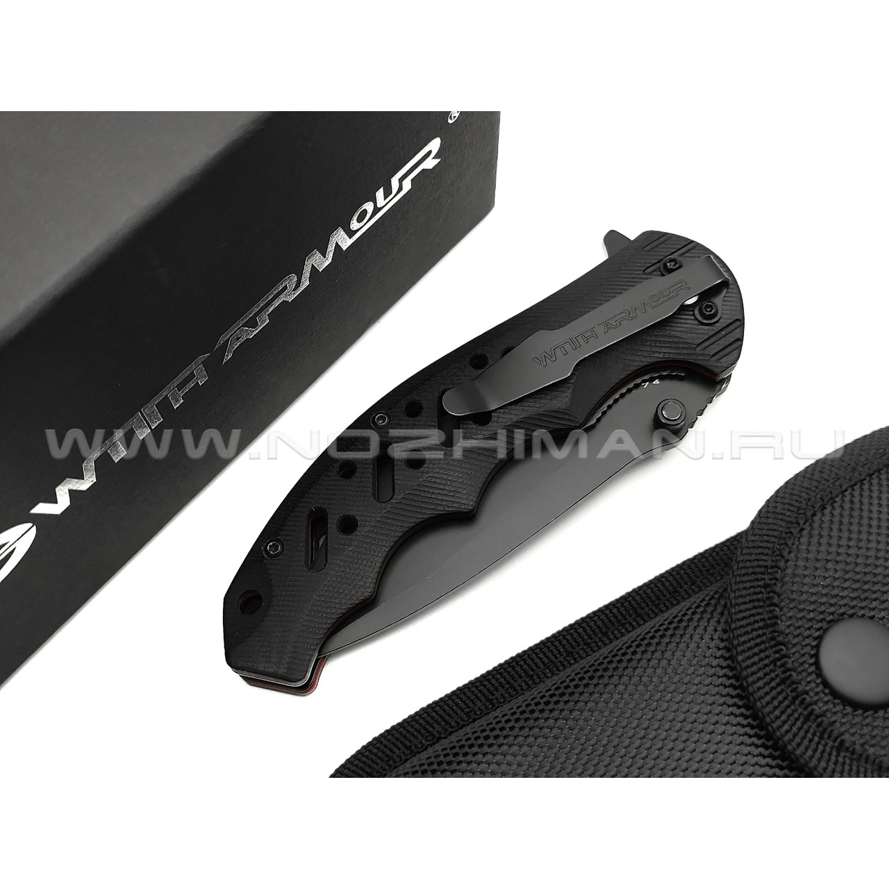 WithArmour складной нож Protector WA-042BK сталь 440C black, рукоять G10 black