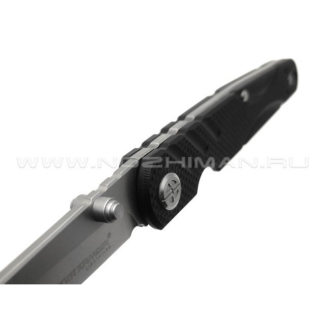 WithArmour складной нож Legal WA-093BKG сталь D2 стоунвош, рукоять G10 black