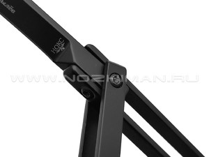 Нокс складной рамочный нож Скат-М 314-740001 сталь 440 black, рукоять Stainless steel