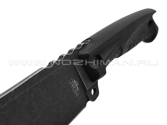 Нокс нож Марс 608-581821 сталь Aus-8 blackwash, рукоять Elastron black