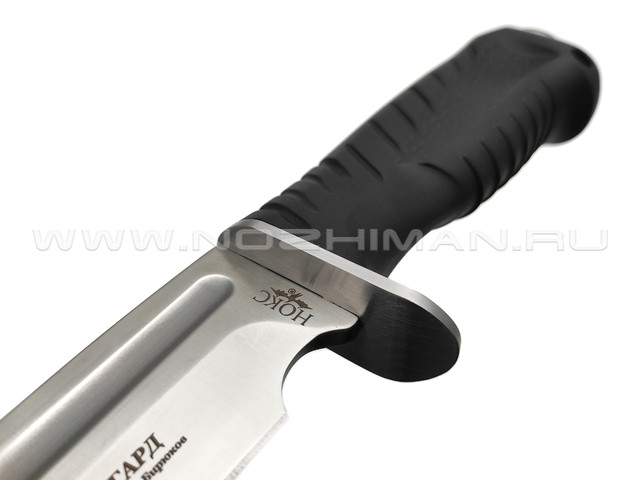 Нокс нож Асгард 607-181821 сталь Aus-8 satin, рукоять Elastron black
