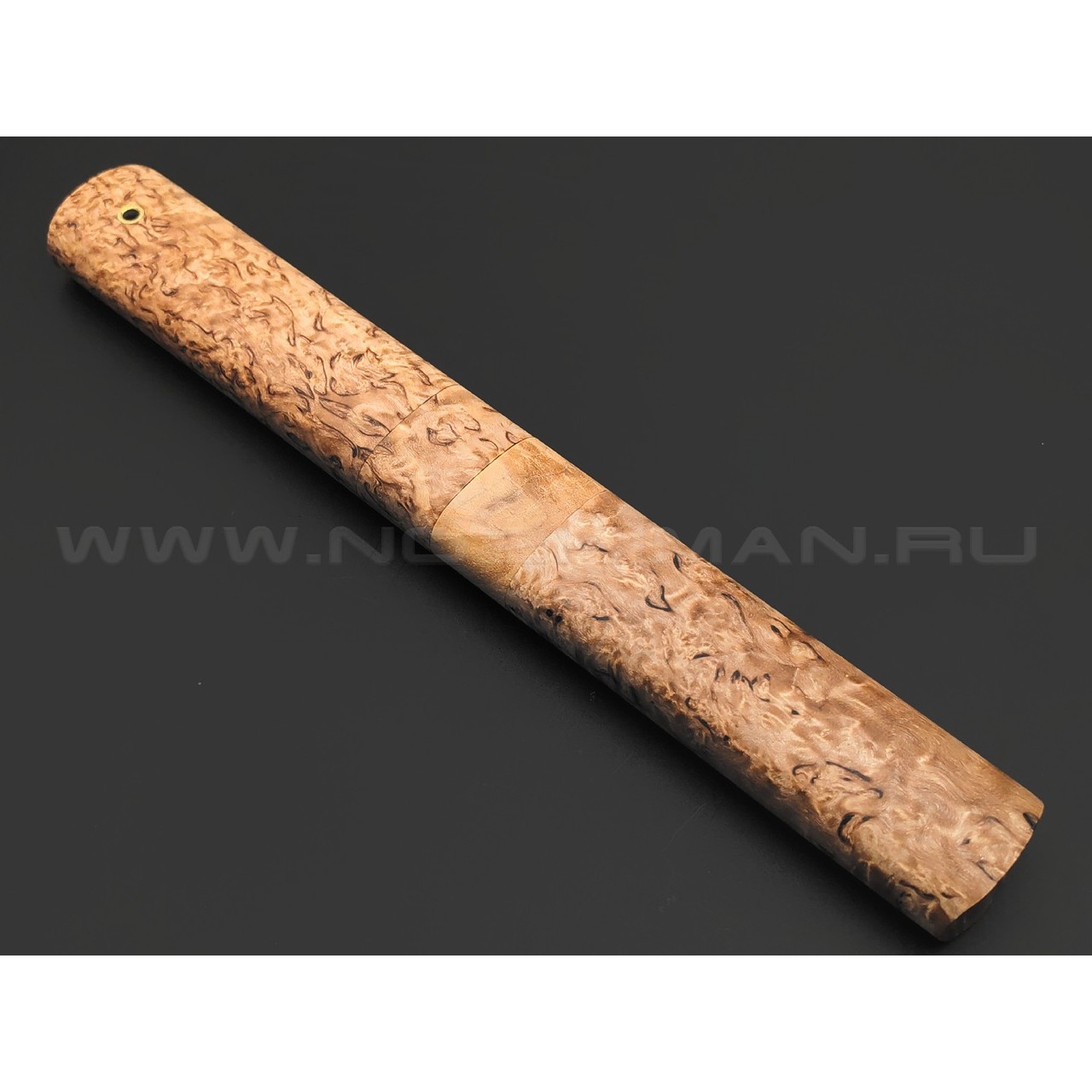 Товарищество Завьялова нож Якут-М, сталь K340, рукоять Карельская береза, деревянные ножны