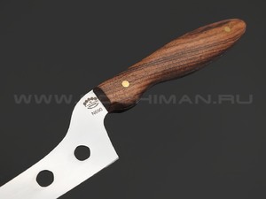 Товарищество Завьялова нож для сыра, сталь N690, рукоять Дерево палисандр