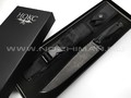 Нокс нож Марс 608-581821 сталь Aus-8 blackwash, рукоять Elastron black