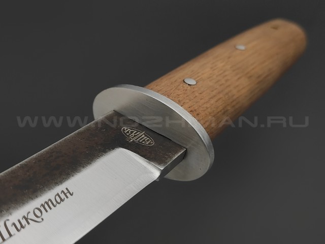 Витязь кованый нож Шикотан B313-93 сталь 60MN, рукоять Дерево, сталь