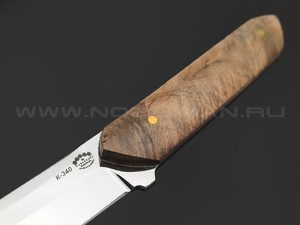 Товарищество Завьялова нож Танто сталь K340, рукоять Дерево орех