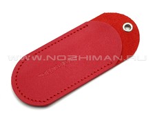 Чехол для ножа Victorinox 85-91 мм, натуральная кожа NK0177 красный