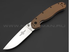 Нож Ontario RAT-1 Brown 8867CB сталь D2 satin, рукоять GRN