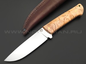 Товарищество Завьялова нож Бригадир сталь D2, рукоять Карельская береза