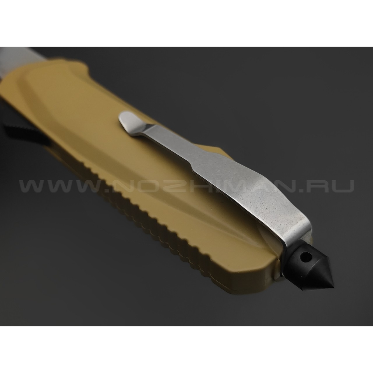 Shifter нож Rover сталь 9Cr14MoV stonewash, рукоять Zinc Alloy Tan