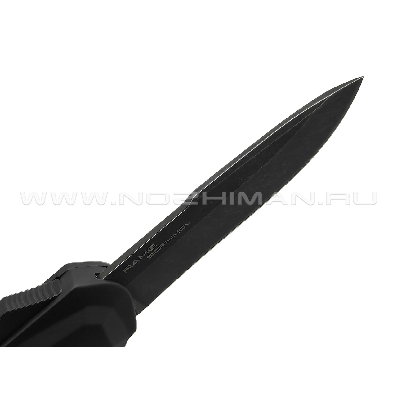 Shifter нож Rame сталь 9Cr14MoV блэквош, рукоять Zinc Alloy Black