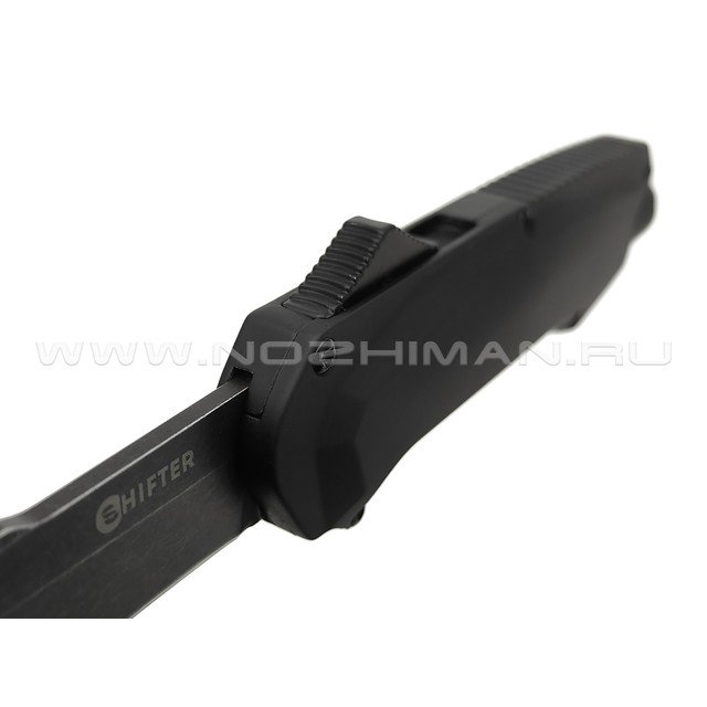 Shifter нож Rame сталь 9Cr14MoV блэквош, рукоять Zinc Alloy Black