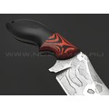 Волчий Век нож Кондрат 12 Custom сталь N690 WA худ. травление, рукоять G10 black & red, пины карбон Волчий Век нож Кондрат 12 Custom сталь N690 WA худ. травление, рукоять G10 black & red, пины карбон
