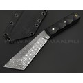 Волчий Век нож НДК 11 сталь Niolox WA худ. травление, рукоять G10 black, мозаичные пины
