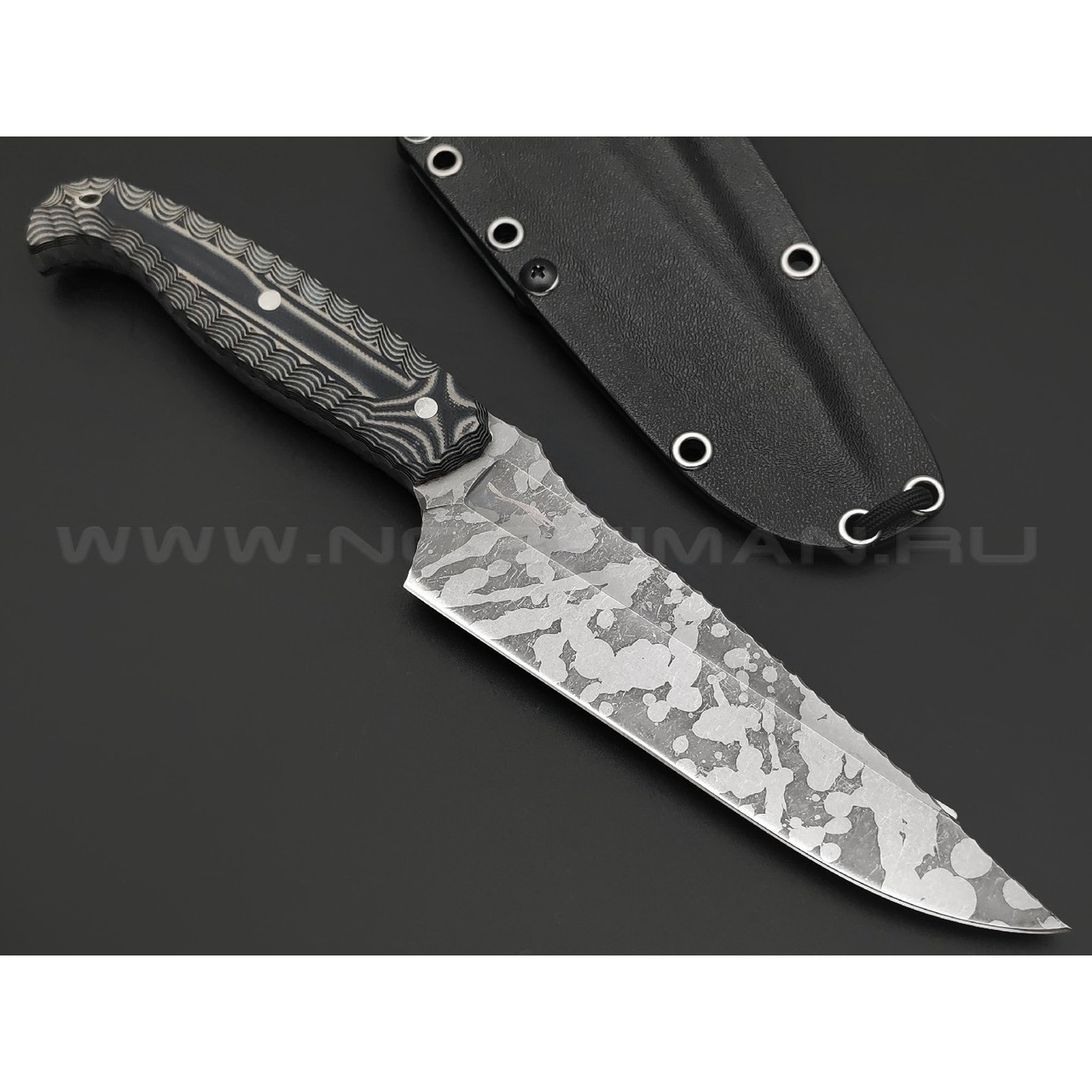 Волчий Век нож Беркем Custom сталь 95Х18 WA Camo, рукоять G10 black & beage