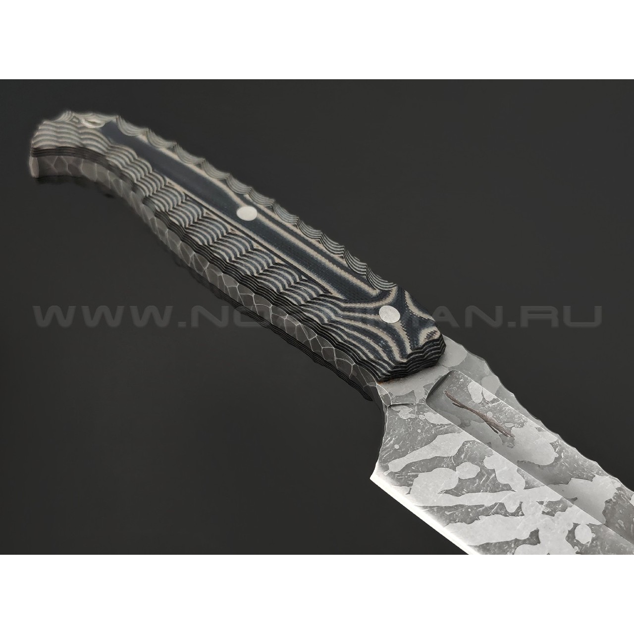 Волчий Век нож Беркем Custom сталь 95Х18 WA Camo, рукоять G10 black & beage