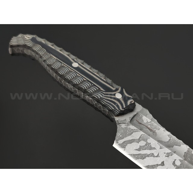 Волчий Век нож Беркем Custom сталь 95Х18 WA Camo, рукоять G10 black & beage
