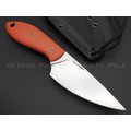 Волчий Век нож МасичЬка Custom сталь CPM Magnacut WA satin, рукоять G10 orange, мозаичные пины