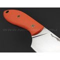 Волчий Век нож МасичЬка Custom сталь CPM Magnacut WA satin, рукоять G10 orange, мозаичные пины