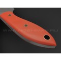 Волчий Век нож МасичЬка Custom сталь CPM Magnacut WA satin, рукоять G10 orange, мозаичные пины