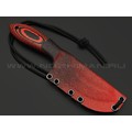 Волчий Век нож Кондрат 10 Custom сталь Niolox WA худ. травление, рукоять G10 black & red, карбон, пины карбон Волчий Век нож Кондрат 10 Custom сталь Niolox WA худ. травление, рукоять G10 black & red, карбон, пины карбон