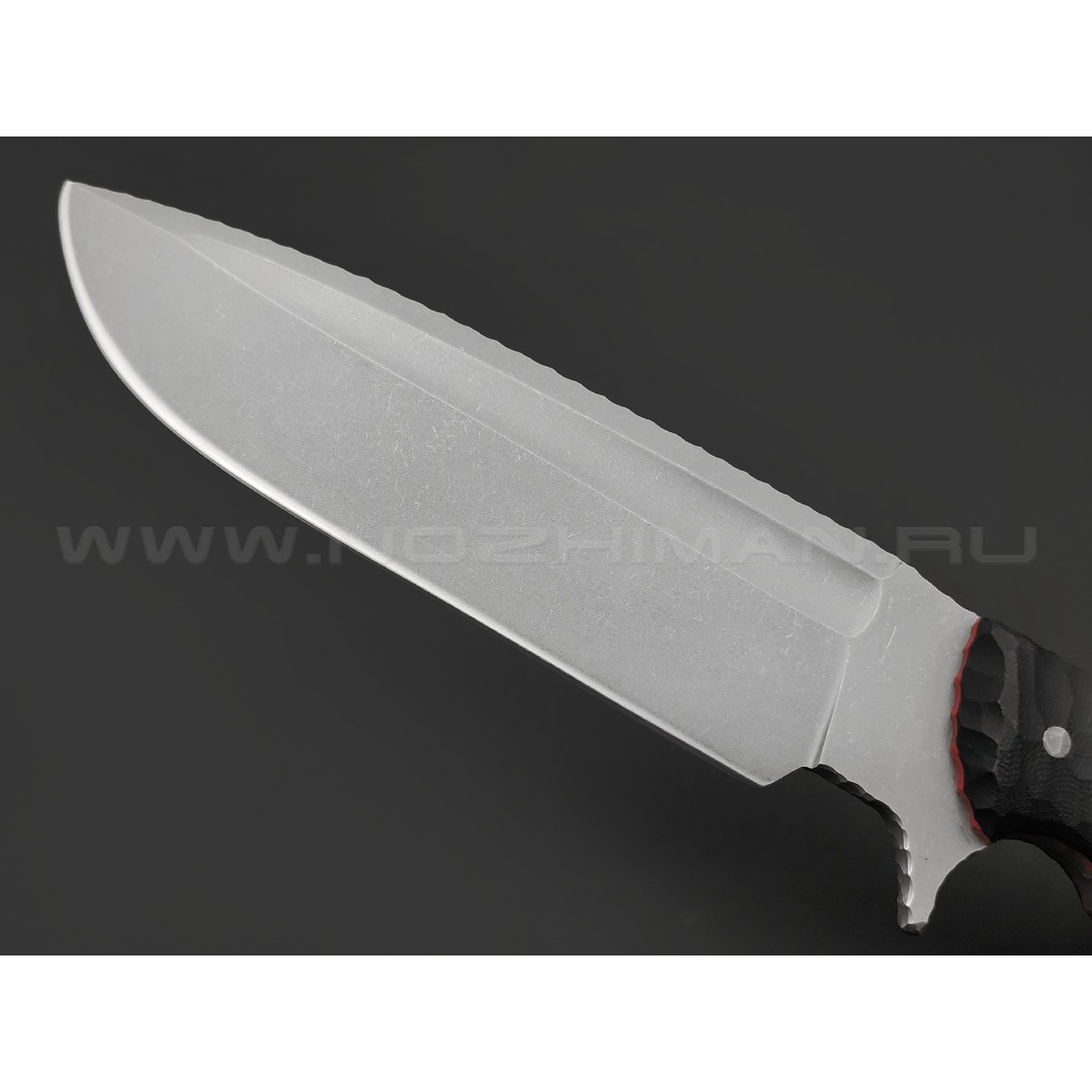 Волчий Век нож Команданте Big Tactical Edition сталь 95Х18 WA стоунвош, рукоять G10 black & red