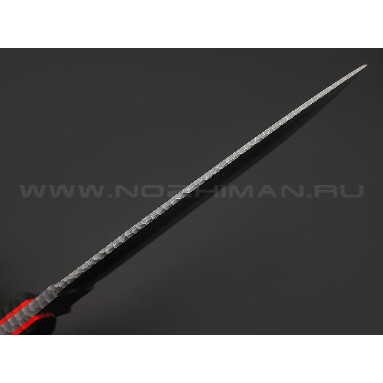 Волчий Век нож Команданте Big Tactical Edition сталь 95Х18 WA стоунвош, рукоять G10 black & red