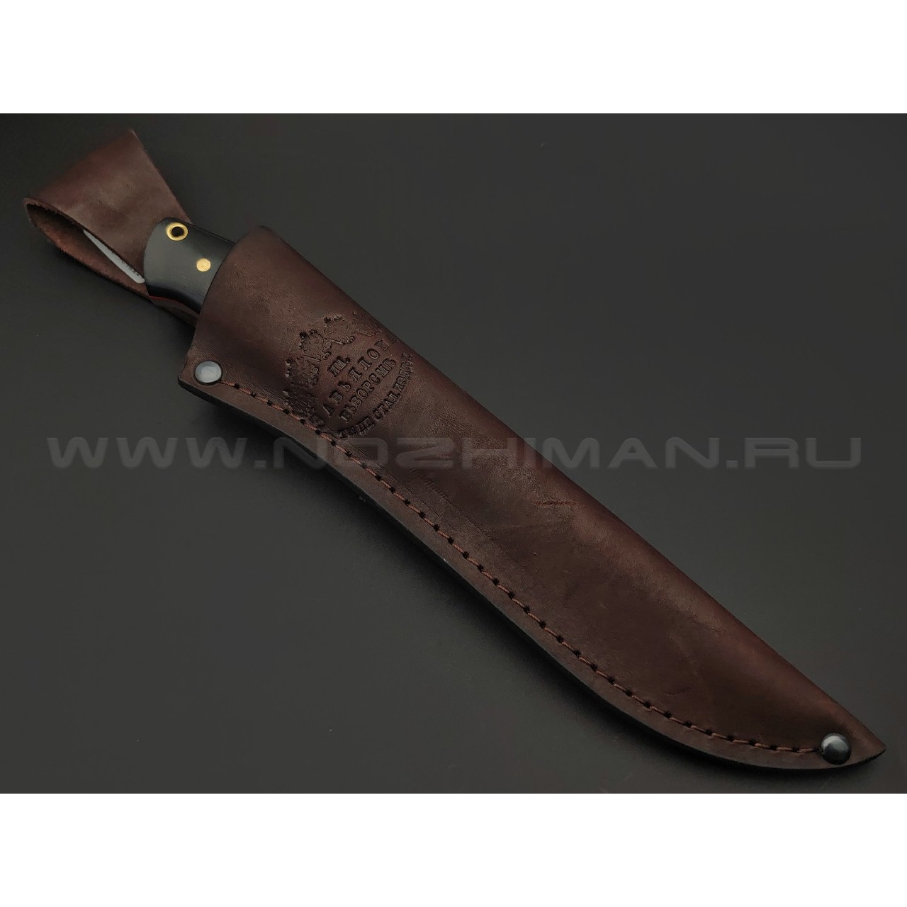 Товарищество Завьялова нож Рабочий сталь CPR, рукоять G10 black