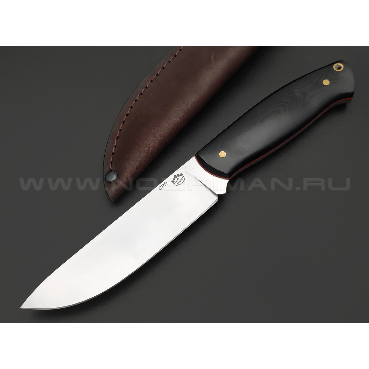 Товарищество Завьялова нож Рабочий сталь CPR, рукоять G10 black