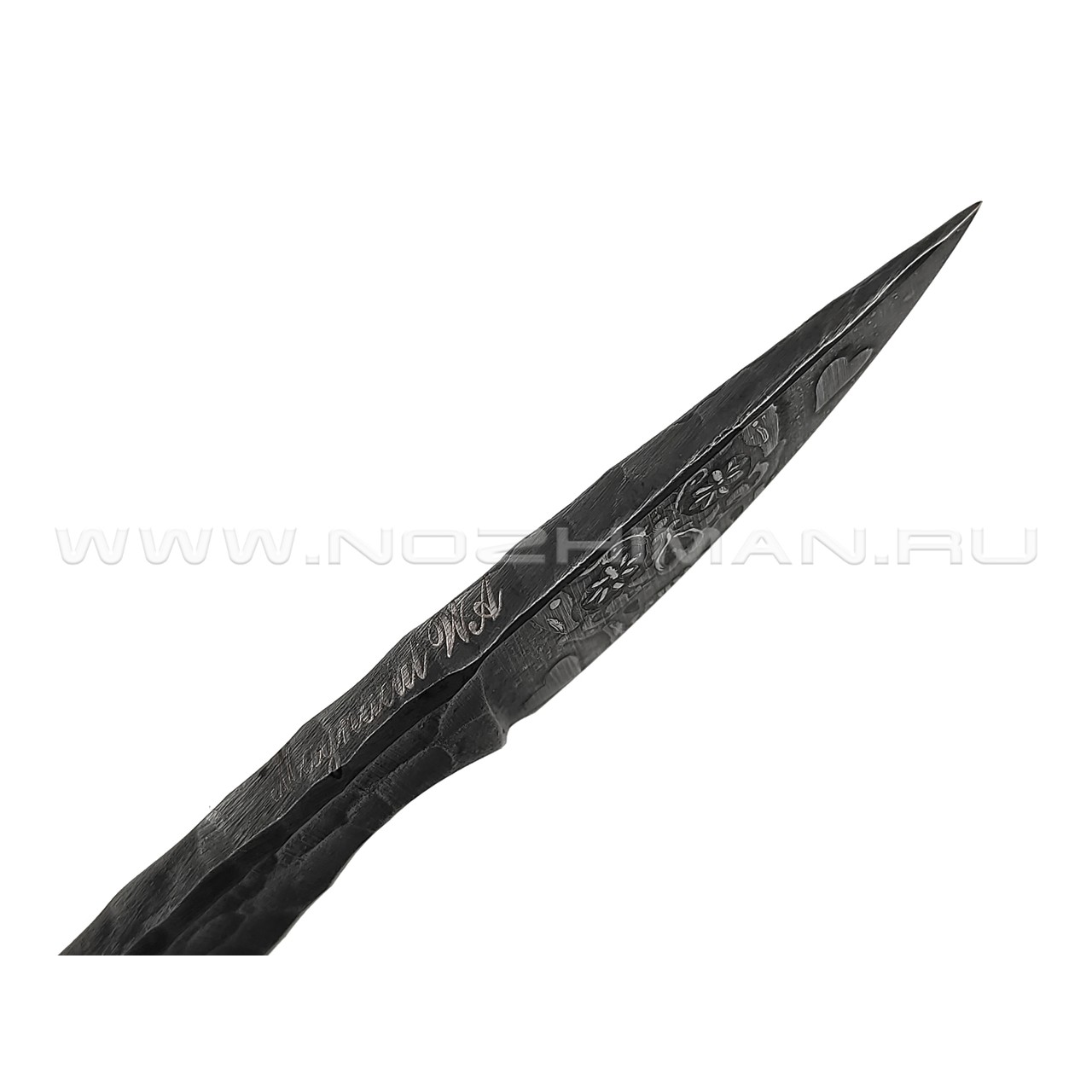 Волчий Век нож Мини МасичЬка Custom сталь CPM Magnacut WA худ. травление, рукоять сталь
