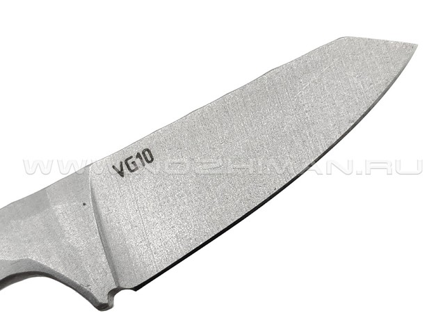 Андрей Кулаков нож KUL046 сталь VG-10, рукоять Сталь, темляк Brown