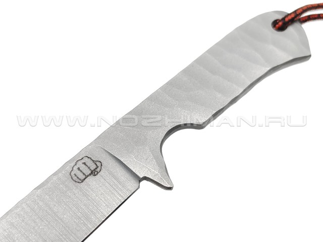 Андрей Кулаков нож KUL047 сталь VG-10, рукоять Сталь, темляк Black & Red