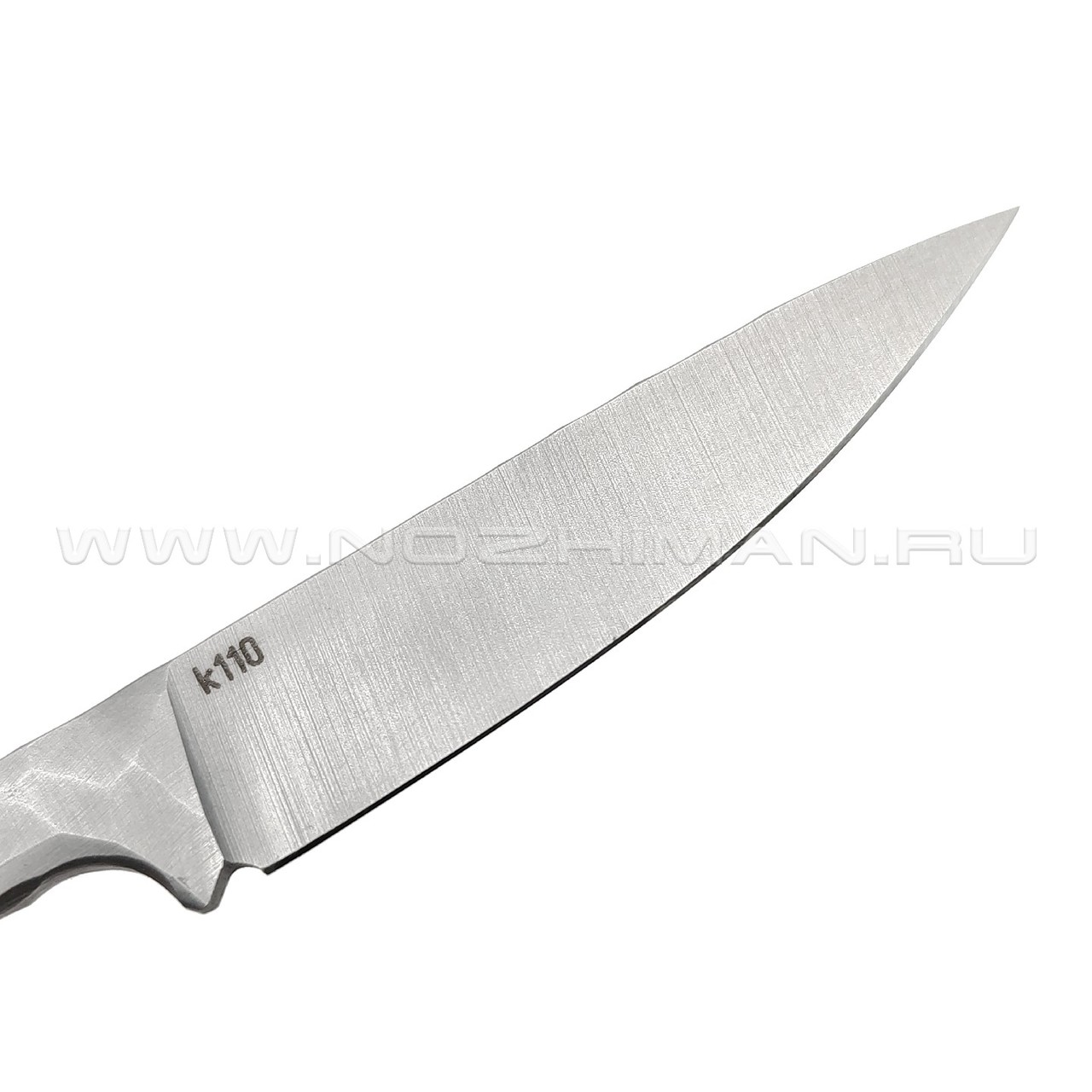 Андрей Кулаков нож KUL052 сталь K110, рукоять Сталь, темляк Green