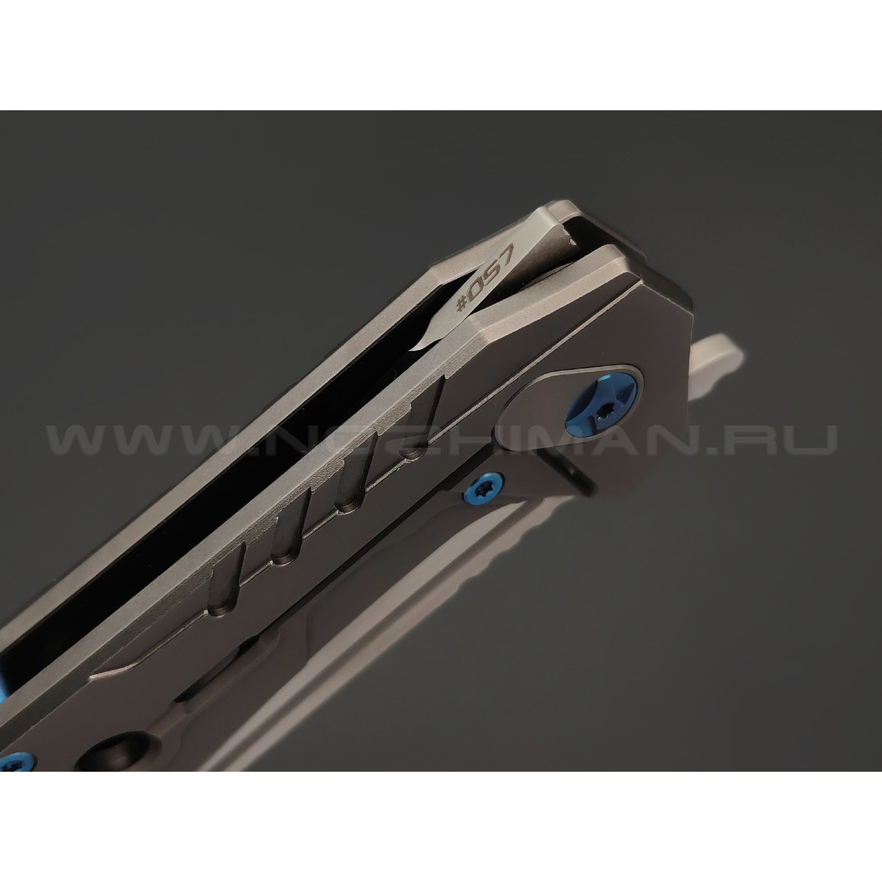 Knife Tech нож ТехноПчак Limited Edition сталь M390, рукоять Titanium TC4 grey