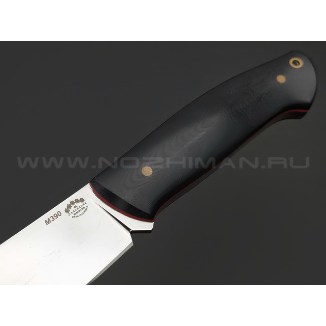 Товарищество Завьялова нож Крейсер сталь М390, рукоять G10 black